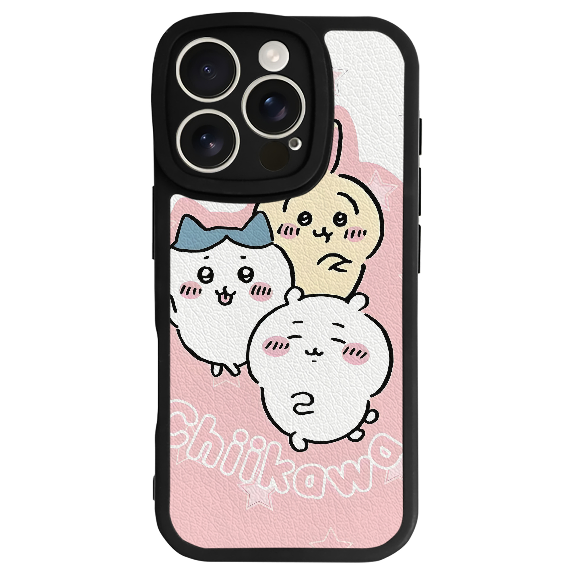 （画像用） ちいかわ Chii-kawa 【iPhone 16シリーズ対応】シリコンスマホケース（レザー調） 材質：シリコン